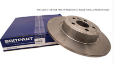 Dischi freno posteriori Range Rover Evoque fine tipo 2016 in poi LR072016 UNA COPPIA