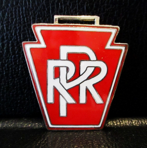 *Pennsylvania Railroad PRR Trademark Logo Pocket Watch Fob Railway Train Classic