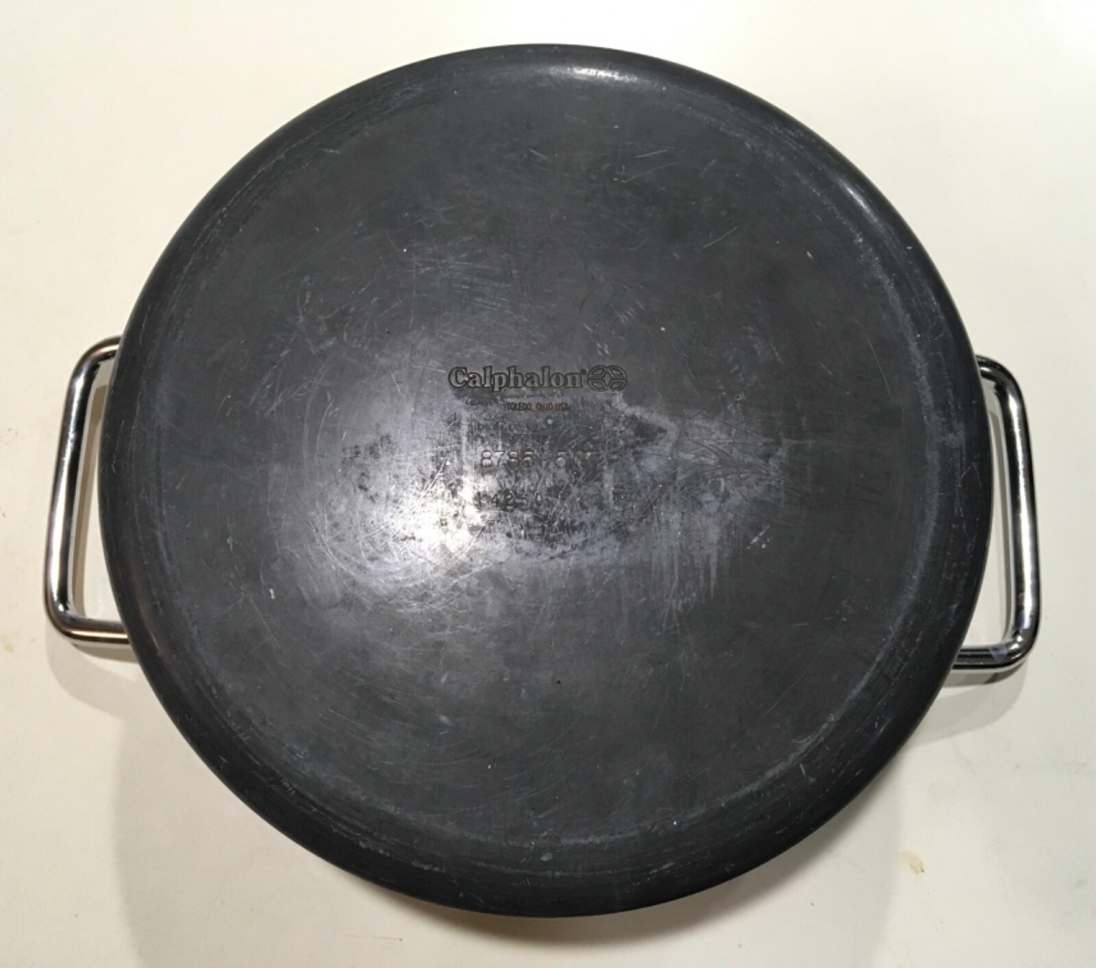 Calphalon Commercial 5 Quart 8785 Pot And Lid 10 x 4 inch Made In USA ...