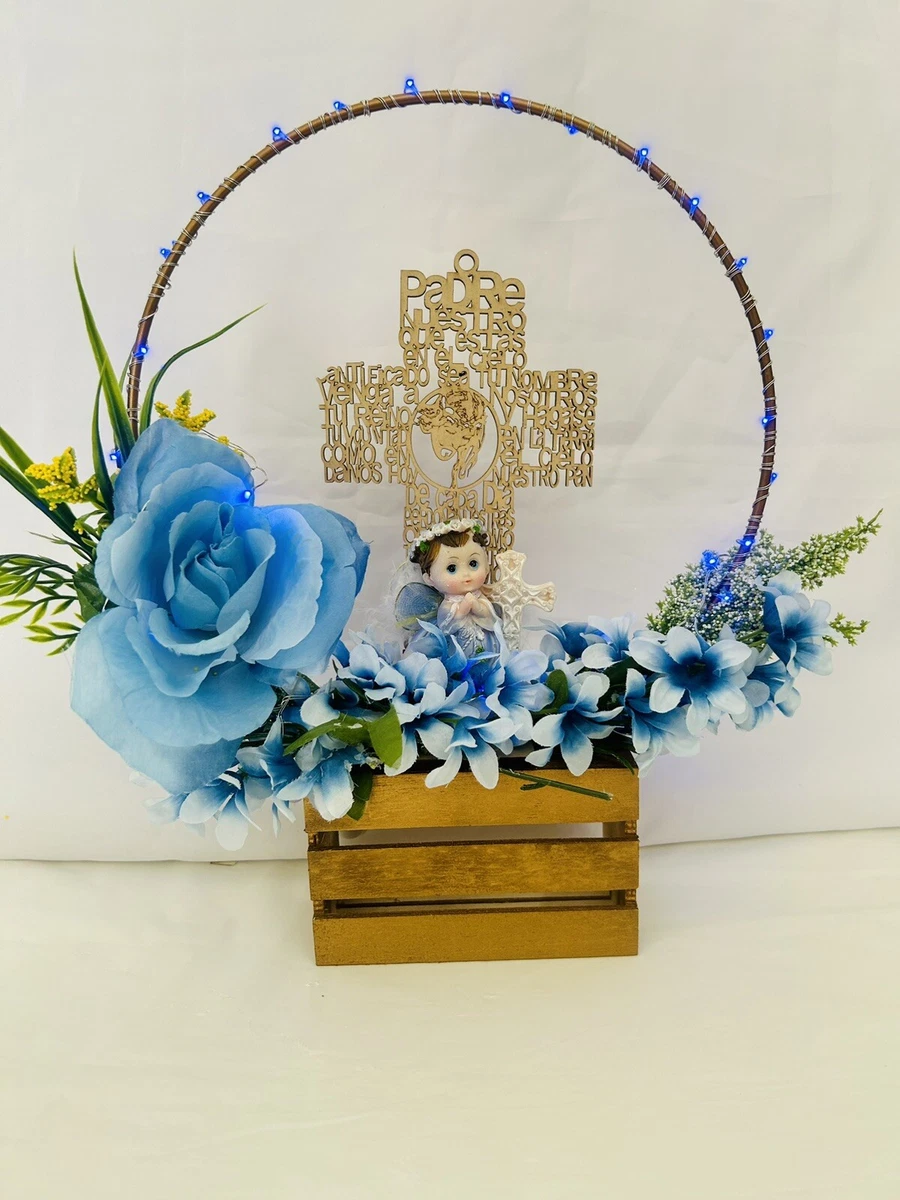 Diy Baptism Centerpieces