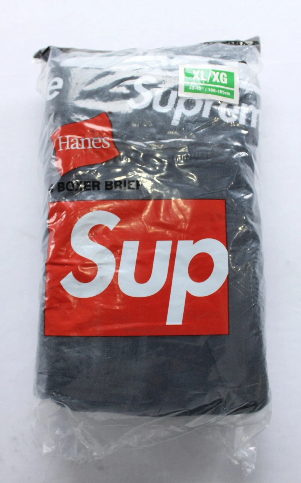 Lot de 4 boxers sans étiquette homme Hanes X Supreme ZG3 noir taille XL neufs avec étiquettes
