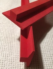 HARD-FLEX, RIGID COMPOSITE LONGBOARD Hand Sanding Block, PSA, to 5.5-33" Long