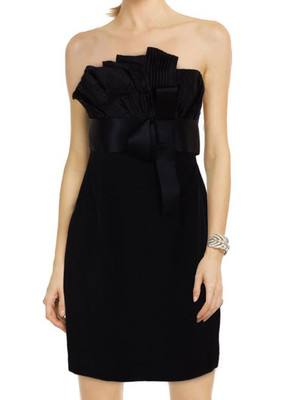 linen dress with cap sleeves SEV Women's Linen Cap-Sleeve Midi Dress in Black Size FR 36 / 4