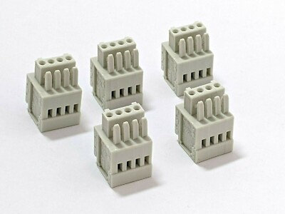 Wago 733-104 Pluggable Terminal Block 4 Positions LOT OF 5
