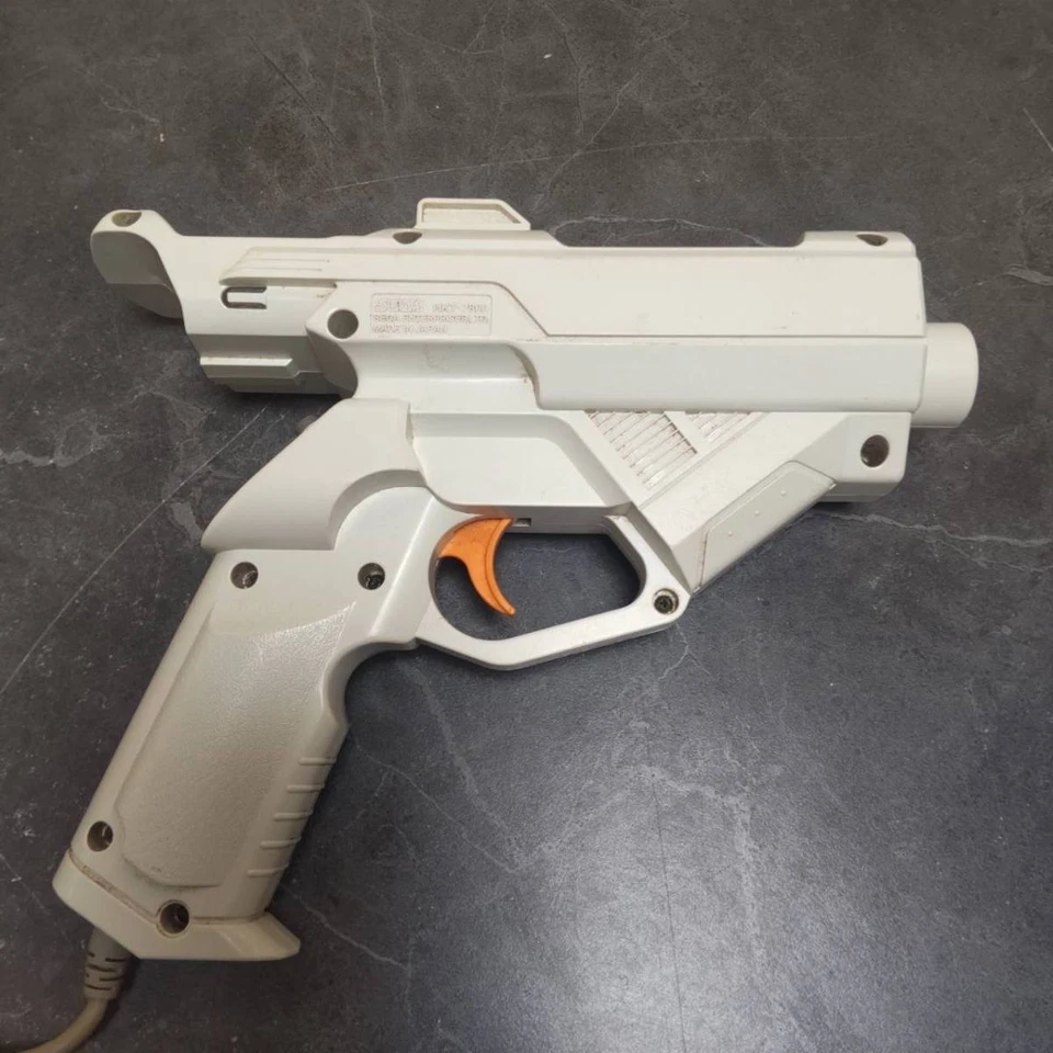 SEGA Dreamcast Gun Controller 2 Set HKT-7800 DC Tested working Japan Game Used - Image 3 of 4