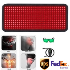 LED Red Light Therapy Pad Infrared Mat Device Back Full Body Muscle Pain Relief