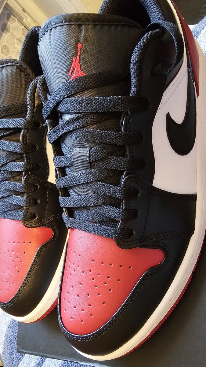 Jordan 1 Low Bred Toe 9.5US | eBay