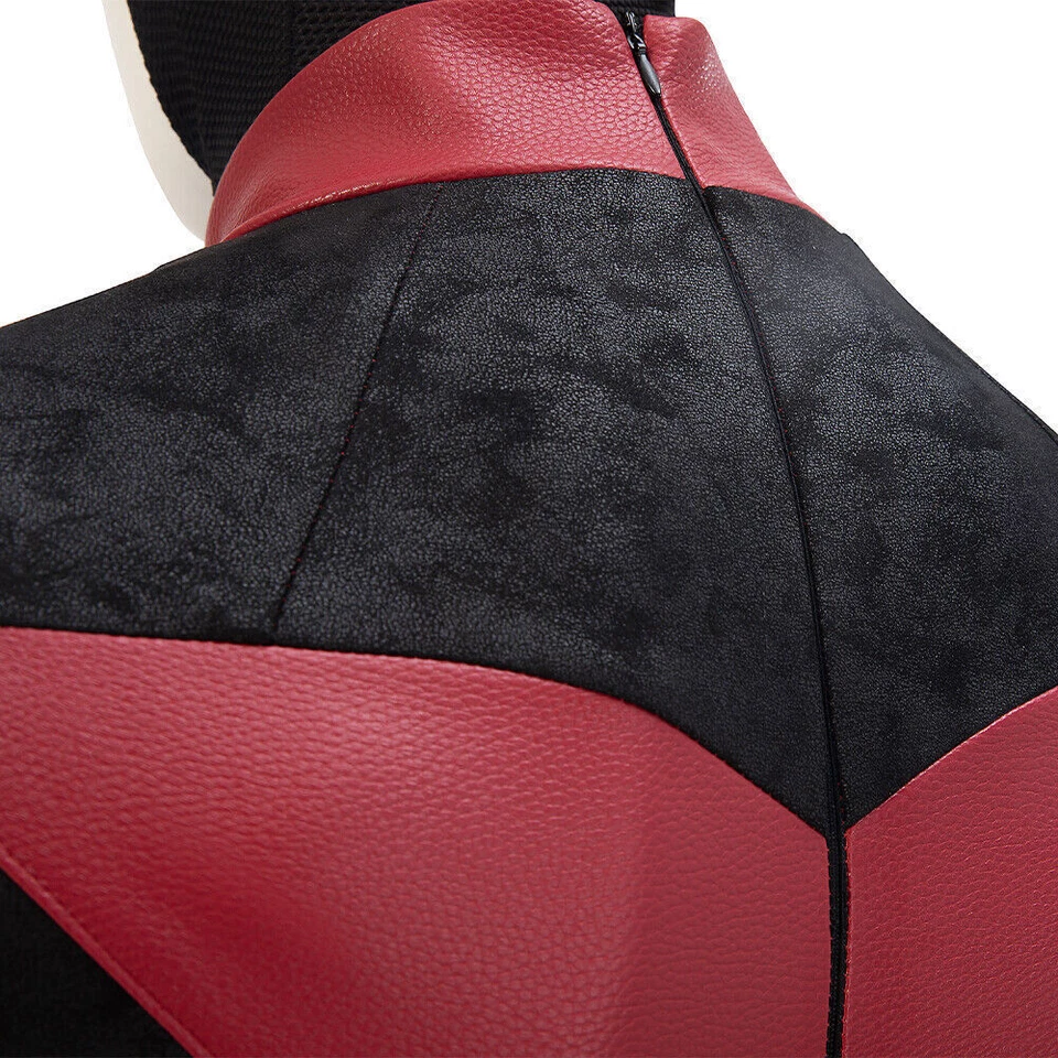 Traje de Disfraz de Superhéroe Renacimiento Daredevil Disfraz Rojo Mono con Máscara Foto 4 de 4