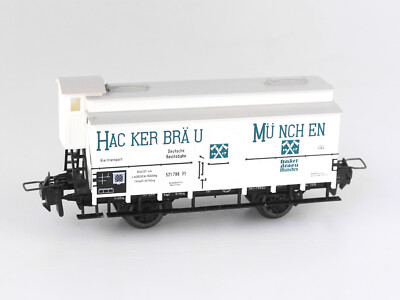 TRIX EXPRESS 3446 Spur H0 Bierwagen m. Bhs. HACKER BRÄU, DRG, Ep.II, VP