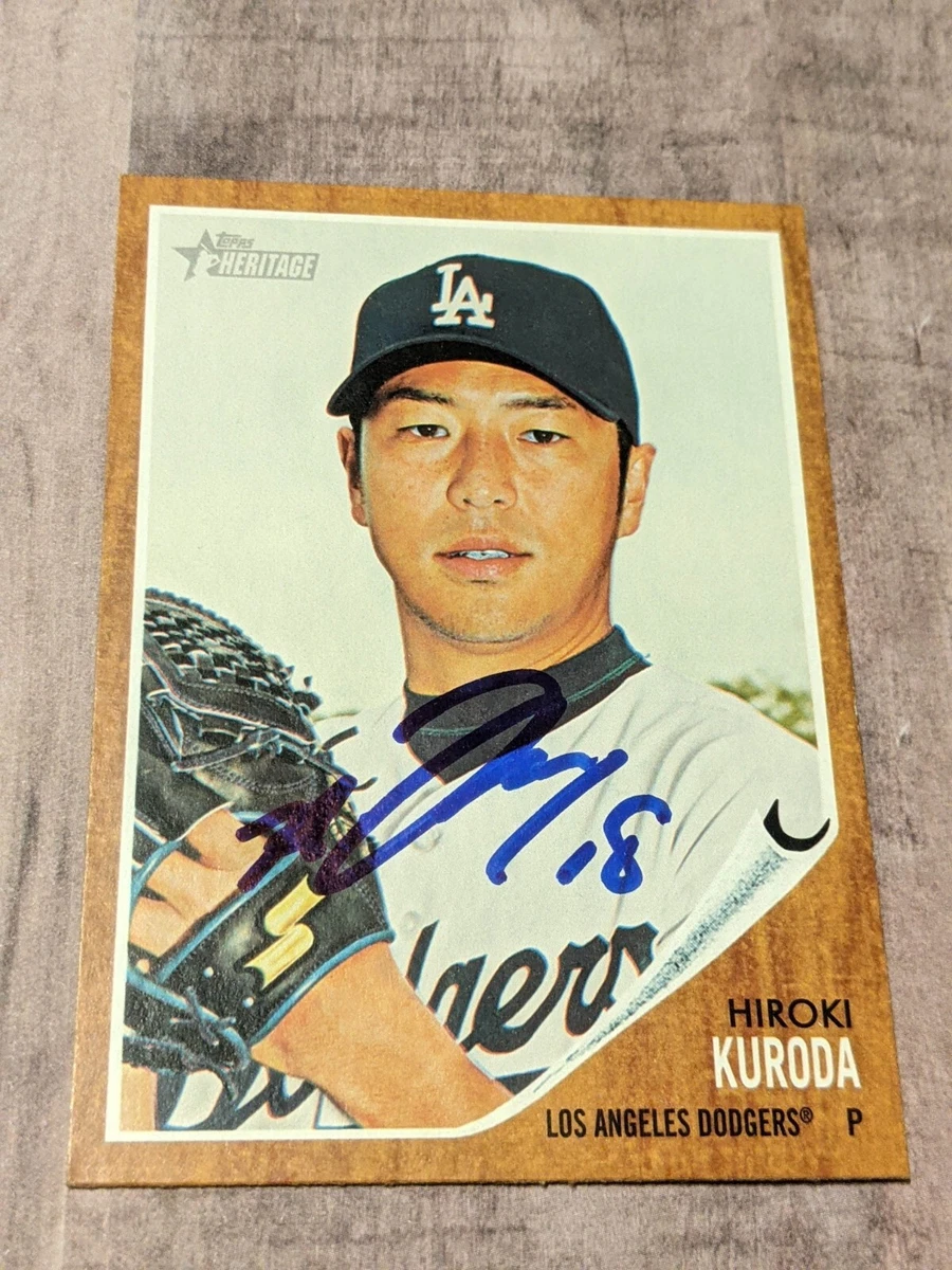 Hiroki Kuroda Baseball Autographed Sports Trading Cards