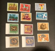 1983 Switzerland Semi-postal Stamps Pro Patria, Pro Juventute + 4 Special NH