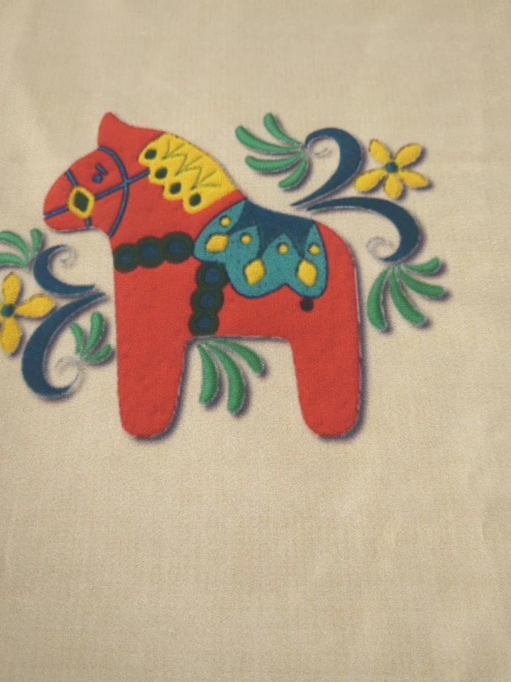 2 fundas de almohada Dala Horse 19 x 18 Foto 4 de 4