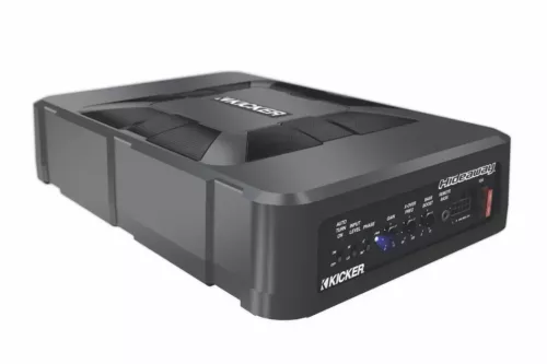 Kicker 51HS8 /8" Hideaway Under-Seat Powered Car Audio Subwoofer Compact Sub HS8