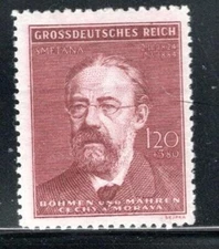 GERMANY BOHEMIA & MORAVIA STAMP WWII CECHY & MORAVIA STAMP MNH LOT 1335U