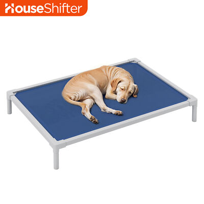 42'' x 30'' Elevated Sleeping Dog Bed Raised Pet Mat Weatherproof Cot Mesh Durable