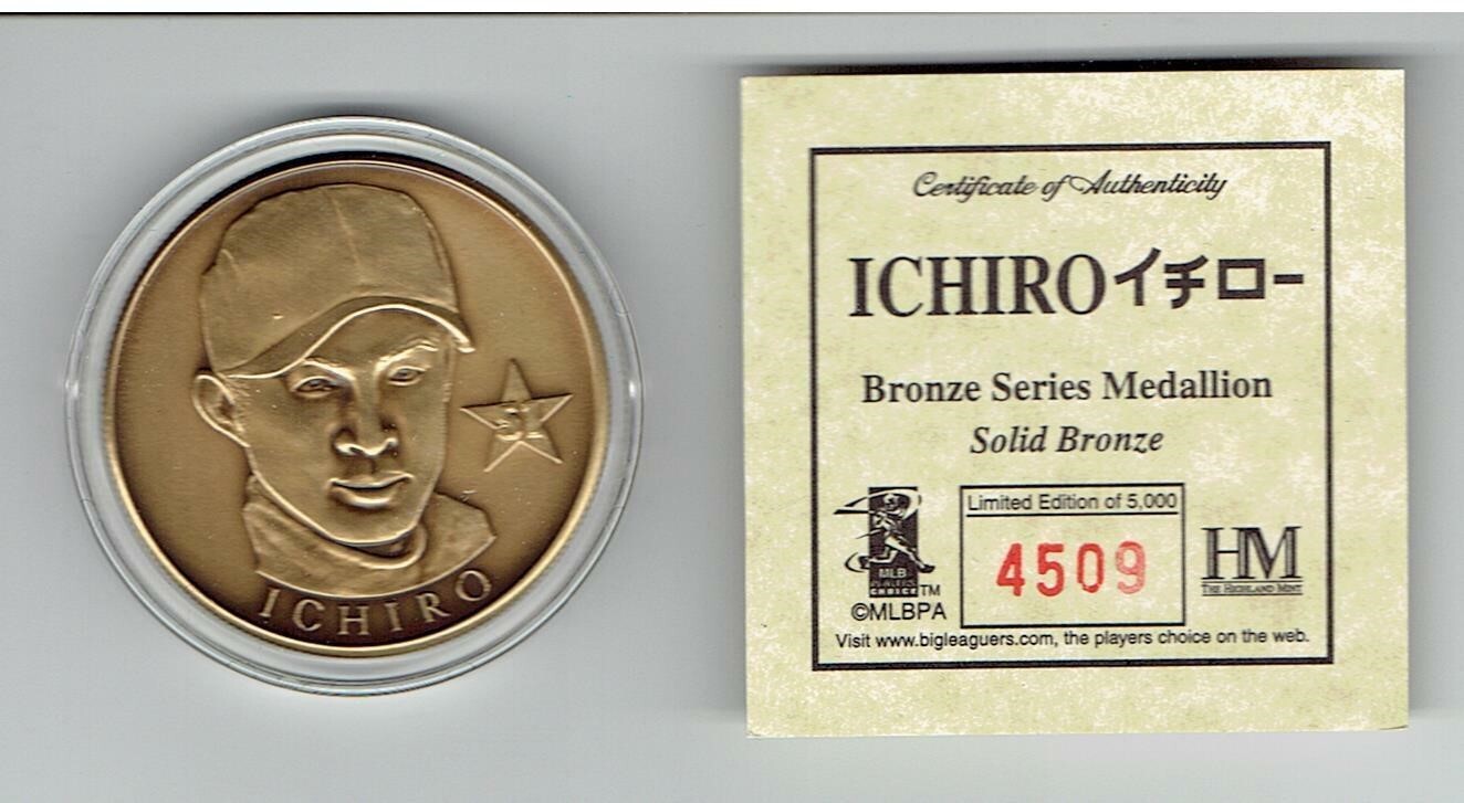 Ichiro Highland Mint Bronze Coin eBay