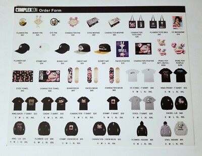 TAKASHI MURAKAMI COMPLEXCON CHECKLIST POSTCARD PRESS Print KYLIE