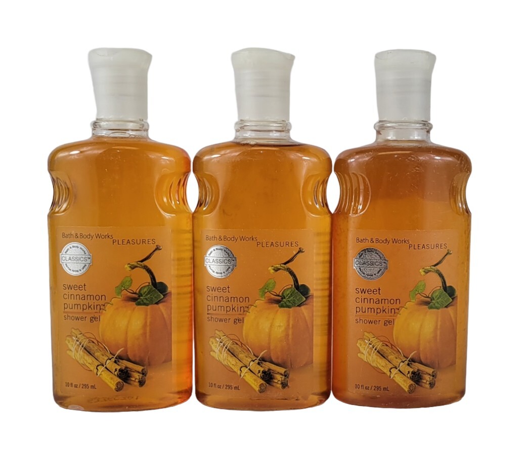 3 Bath & Body Works Classics Sweet Cinnamon Pumpkin Shower Gel
