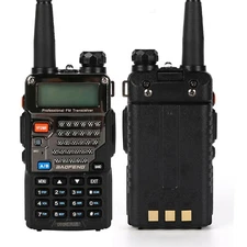 BaoFeng UV-5RE Plus Walkie Talkie CB VHF UHF Portable Two Way Radio 5W Dual Band