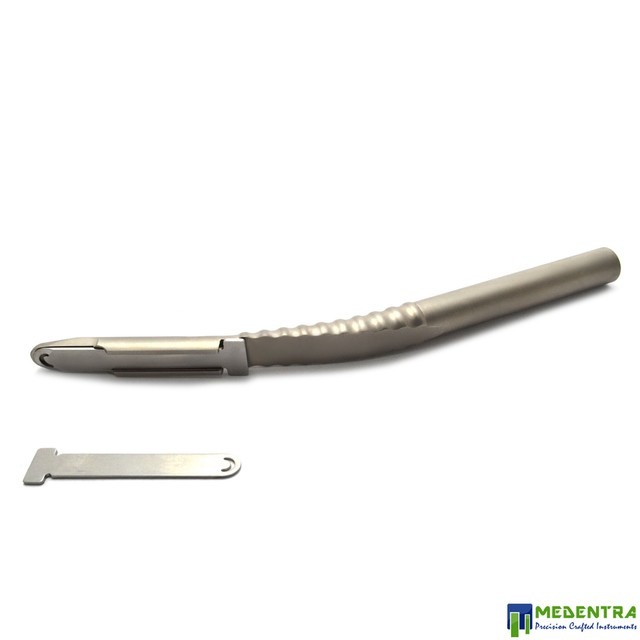 Bone Grafting Scraper Harvester Collector Curved Dental Implantology
