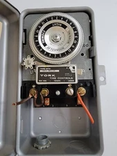 Tork Time Switch Model 7200 24-Hour Dial Omitting Metal Electrical Enclosure
