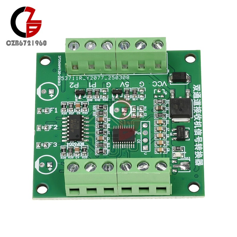 PWM to Voltage Servo Dual Channel Receiver Signal Converter RC Motor Controller