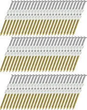 5,000 Counts 21 Degree Framing Nails 2-3/8 inch Length Bright Collated Smooth