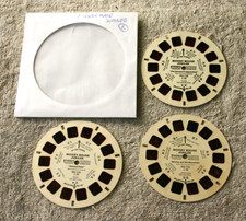 3 View Master Reels Mickey Mouse Jubilee J9 A B C Some Red Tinge