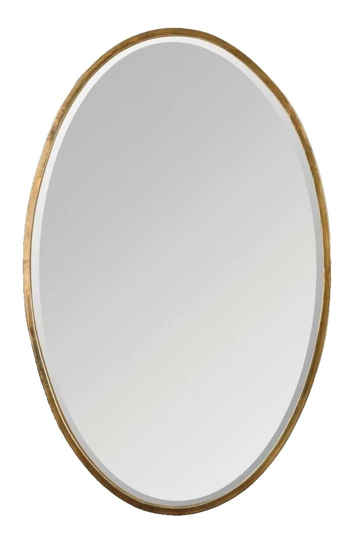 Metal Frame Oval Cheval Mirror Home Décor Mirrors