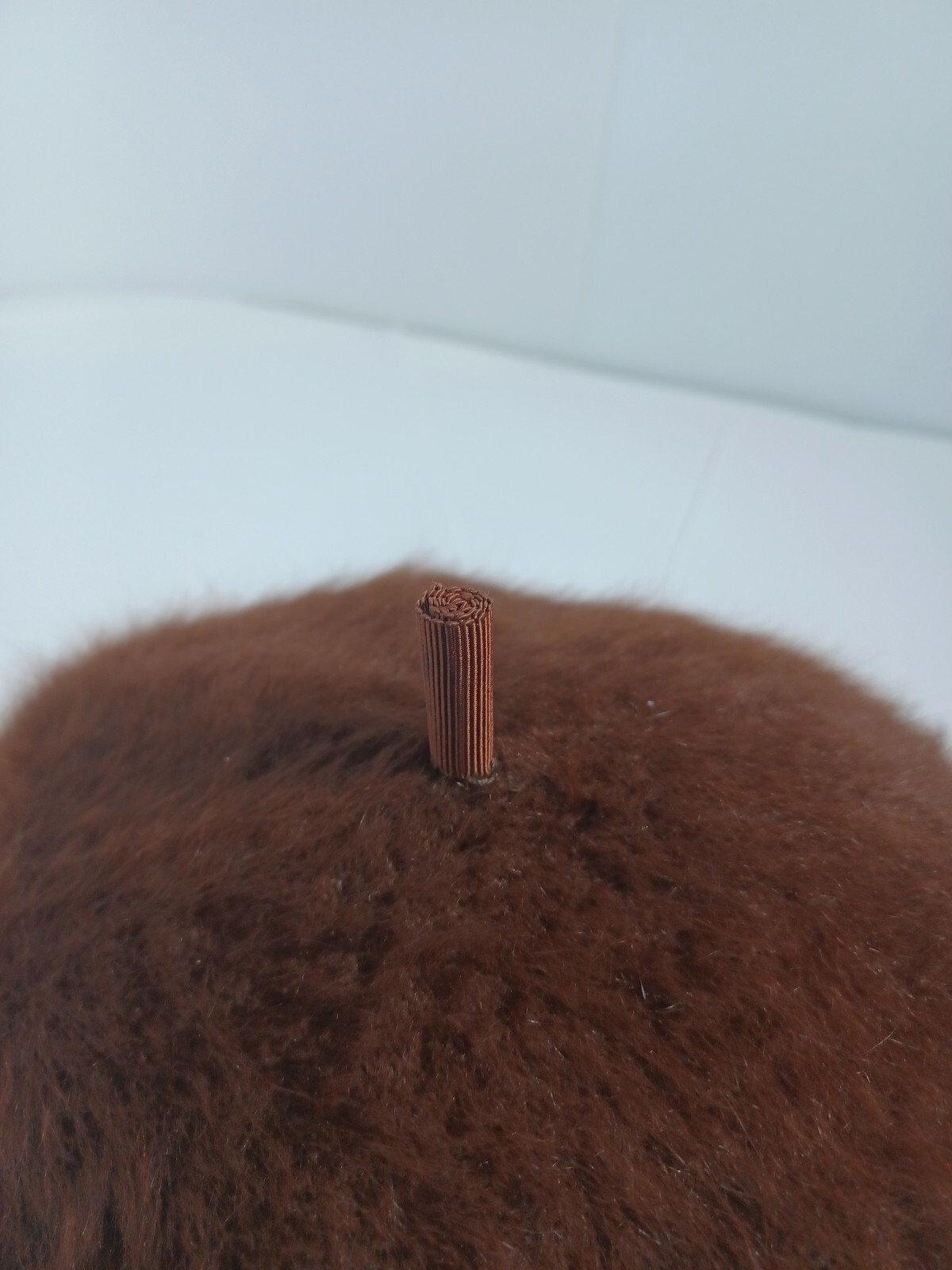 Rare Vintage Authentic KANGOL  Beret Brown Made in United Kingdom image 7