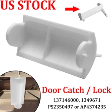 White Door Catch Lock For Washer Dispenser Drawer Latch 137146000 3D Printed US