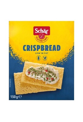 3 x Schar Knuspebrot Knäckebrot Glutenfrei 150g