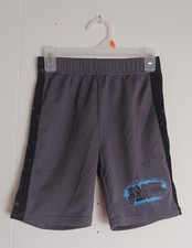 Marvel Youth Boys Gray Black Shorts Size 7