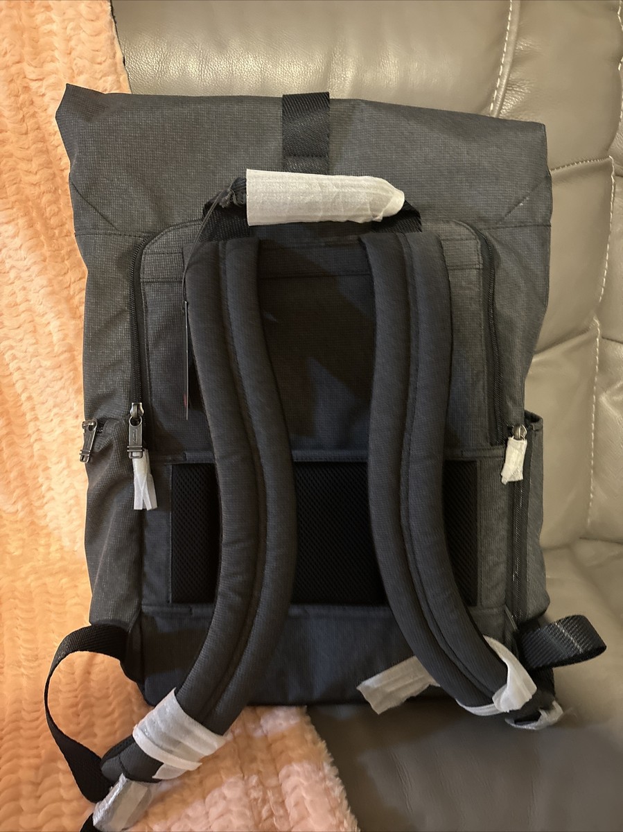 Tumi Birch Roll Top Laptop Travel Backpack Bag Carry-On in Heather Grey