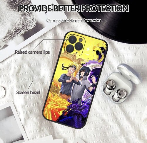 iPhone 11 Pro Phone Case Anime Naruto Uzimaki Sasuke Uchiha Cartoon - NEW! - Picture 6 of 6