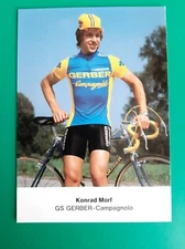 CYCLING cycling card KONRAD MORF team GERBER CAMPAGNELLO