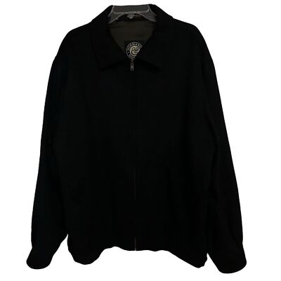 NORMANDY & MONROE ($425) Black Long Sleeve Zip Closure Jacket XXL