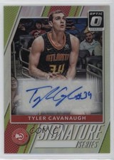 2017 Panini Donruss Optic Signature Series Holo Prizm Tyler Cavanaugh Auto 14lc