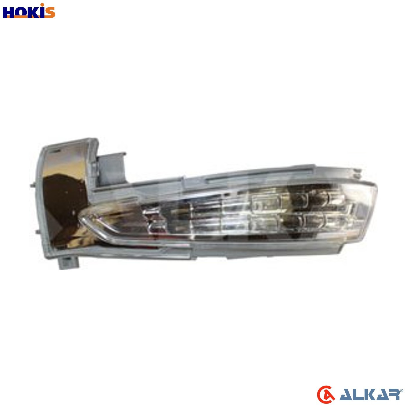 Turn signal lamp Right Exterior Mirror chrome 6202869 ALKAR for PEUGEOT CITROËN - Image 3