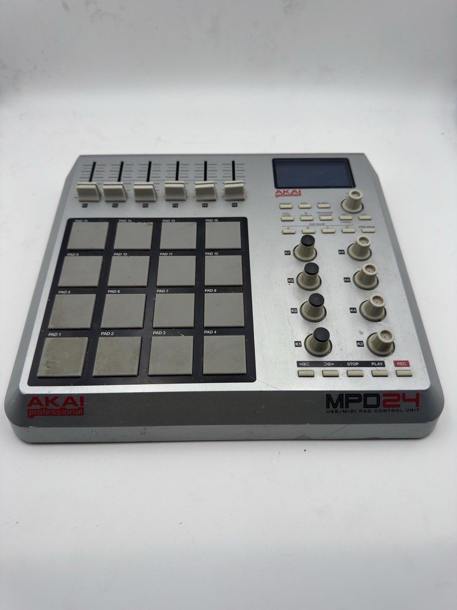 Akai Professional MPD24 USB MIDI Controller with Display - Used No