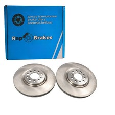 2x RAP BRAKES BREMSSCHEIBEN 330mm BELÜFTET VORNE passend für ALFA ROMEO 159 BRER