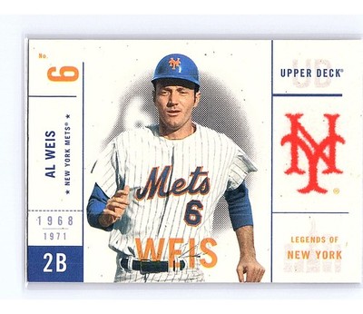 2001 Upper Deck Legends of New York Mets Al Weis #65