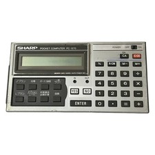 SHARP PC-1270 Pocket Computer Calculator 8K RAM Used Rare