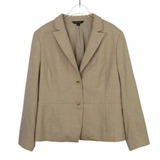 Brooks Brothers Loro Piana Stellita Fit Blazer Caramel Tan Wool Blazer Jacket 12
