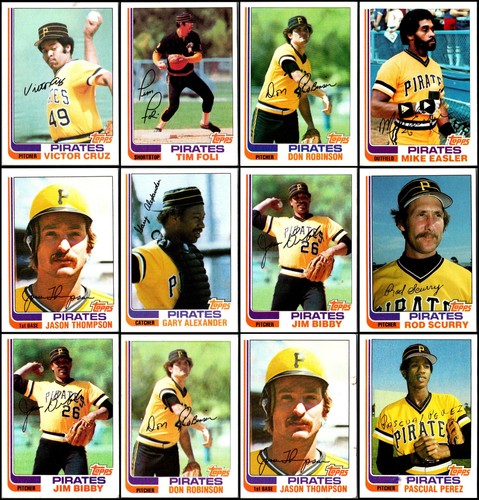1982 Topps Pittsburgh Pirates (62) Card Lot - BRING HOME SOMETHING TRULY REMA... - Picture 3 of 12