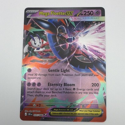 Pokémon TCG Mega Floette EX CRI 035/086 Star Full Art Holo English