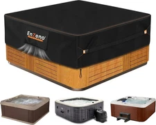 Outdoor SPA Hot Tub Cover Waterproof Square 90 X 90 Inch Fit 89 X 89 or 88 X 88 