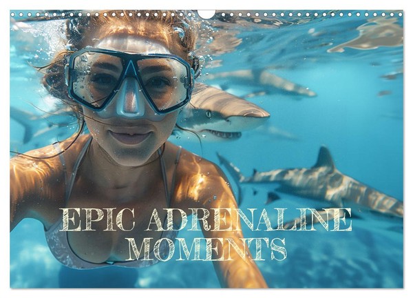 Epic Adrenaline Moments (Wall Calendar 2027 DIN A3 Landscape), Calvendo 12 Month-image