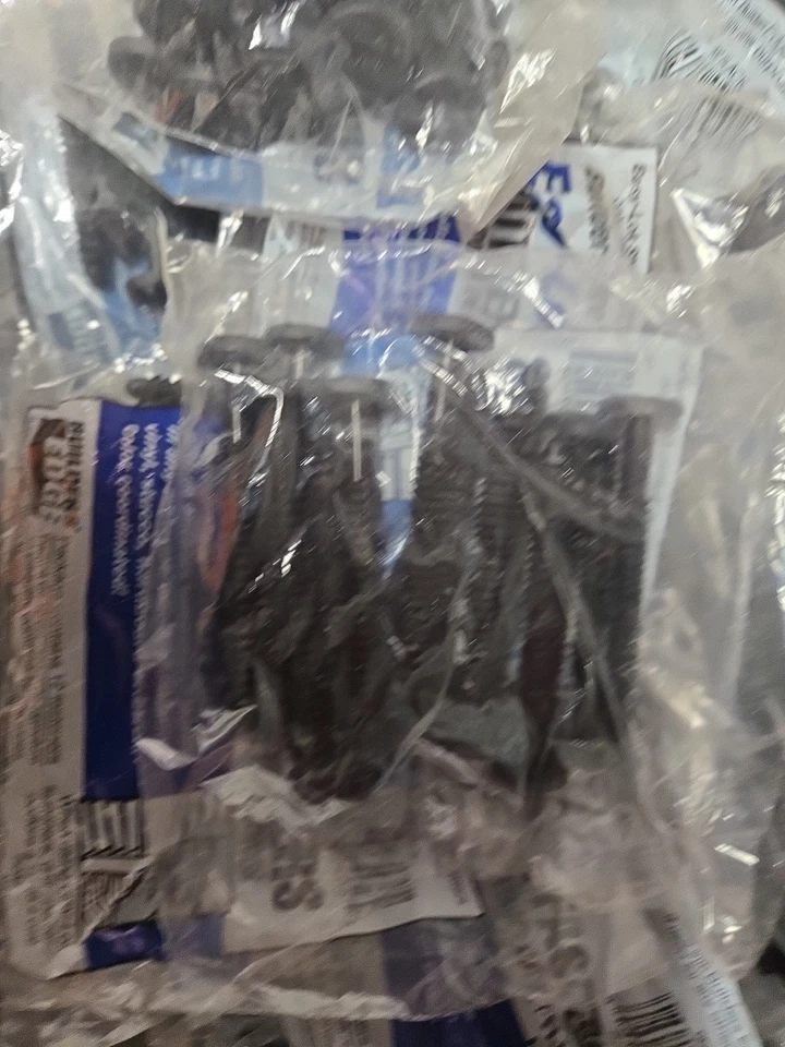 Sujetadores de obturador Builders Edge negros Easy-Lok (paquete de 12) Foto 3 de 4