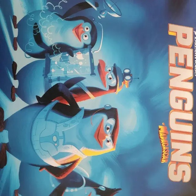 Madagascar Penguins Movie Art Book - Rare Collectible